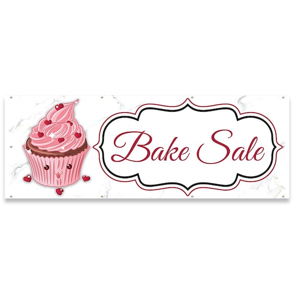 Bake Sale Banner Concession Stand Food Truck Single Sided